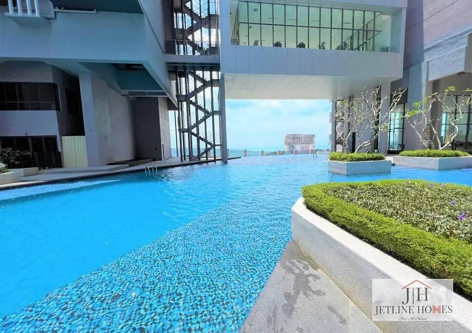 Melaka Town {Imperio Studio} Pool-View/4Pax/Bathub Lejlighed Malacca